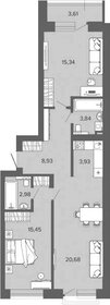 Квартира 75 м², 3-комнатная - изображение 2