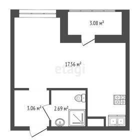 Квартира 25 м², студия - изображение 1