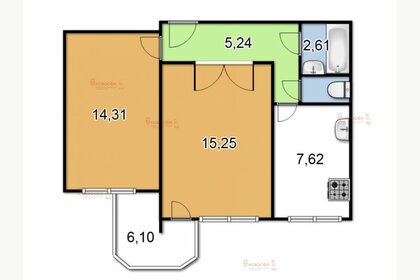 47,6 м², 2-комнатная квартира 6 450 000 ₽ - изображение 64