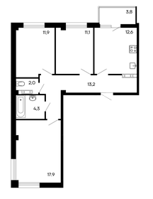 139,9 м², апартаменты-студия 25 182 000 ₽ - изображение 81