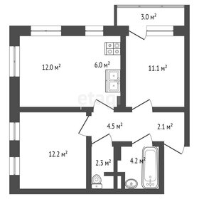 44,5 м², 2-комнатная квартира 6 452 500 ₽ - изображение 64