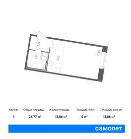 22,7 м², квартира-студия 4 900 000 ₽ - изображение 83