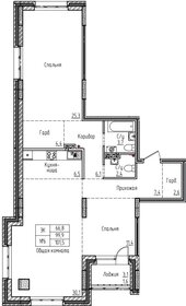 116,2 м², 3-комнатная квартира 15 106 000 ₽ - изображение 110