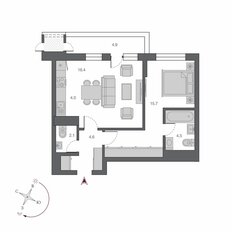 Квартира 49,8 м², 2-комнатная - изображение 2