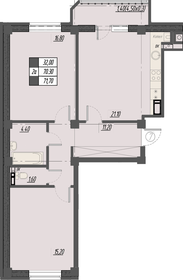 72,2 м², 2-комнатная квартира 10 512 320 ₽ - изображение 13