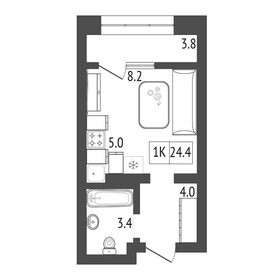 23,3 м², квартира-студия 3 611 000 ₽ - изображение 42