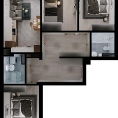 Квартира 78,7 м², 3-комнатная - изображение 2