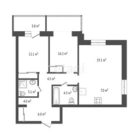 72,6 м², 3-комнатная квартира 15 246 000 ₽ - изображение 15