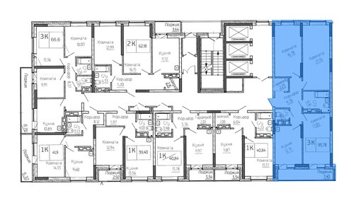 104,8 м², 3-комнатная квартира 45 742 580 ₽ - изображение 12