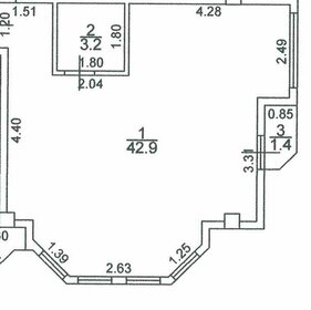 45 м², 1-комнатная квартира 12 600 000 ₽ - изображение 4