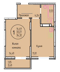 31 м², апартаменты-студия 4 100 000 ₽ - изображение 67