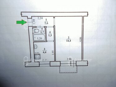 34 м², 2-комнатная квартира 800 000 ₽ - изображение 17