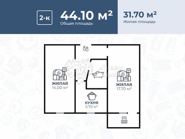 47,8 м², 2-комнатная квартира 3 000 000 ₽ - изображение 45