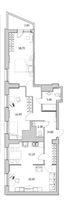 92,3 м², 3-комнатная квартира 17 025 000 ₽ - изображение 57