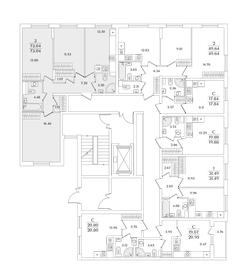 126 м², 4-комнатная квартира 29 990 000 ₽ - изображение 139