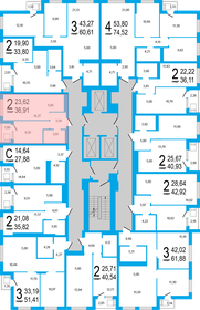 37,3 м², 1-комнатная квартира 5 835 000 ₽ - изображение 140