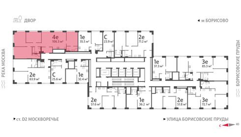Квартира 106,3 м², 4-комнатная - изображение 2