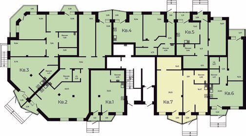 36 м², 1-комнатная квартира 1 800 000 ₽ - изображение 71