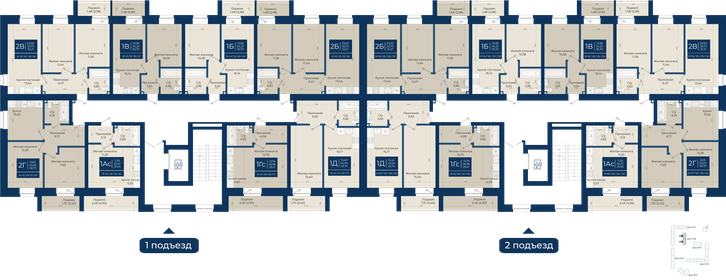 35,5 м², 1-комнатная квартира 4 899 000 ₽ - изображение 14