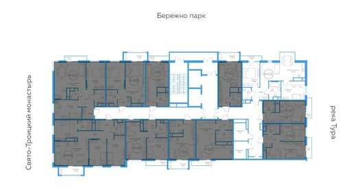 Квартира 55 м², 2-комнатная - изображение 3