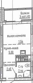 Квартира 18,4 м², студия - изображение 1