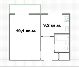 Квартира 37,1 м², 1-комнатная - изображение 5