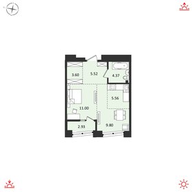 25,2 м², квартира-студия 4 494 000 ₽ - изображение 41