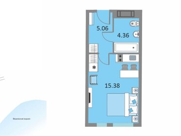 26,4 м², апартаменты-студия 6 400 000 ₽ - изображение 80