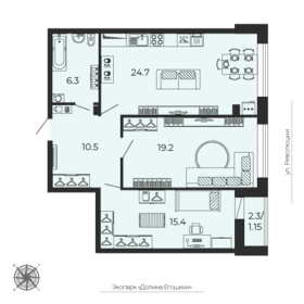 91,4 м², 4-комнатная квартира 13 300 000 ₽ - изображение 63
