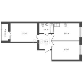 Квартира 55 м², 2-комнатная - изображение 2