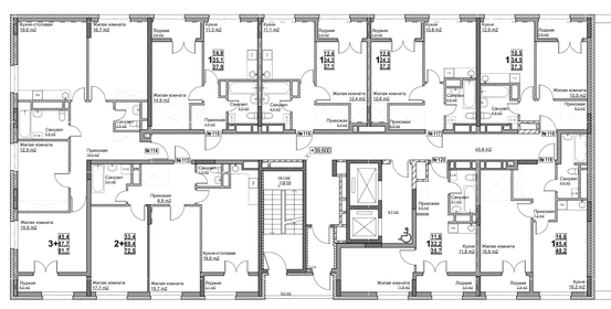 31,9 м², 1-комнатная квартира 5 100 000 ₽ - изображение 62