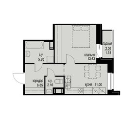 48,1 м², 2-комнатная квартира 22 914 840 ₽ - изображение 38