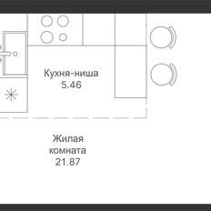 Квартира 32,1 м², студия - изображение 3