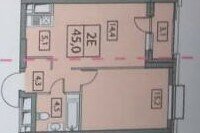 Квартира 45 м², 2-комнатная - изображение 2