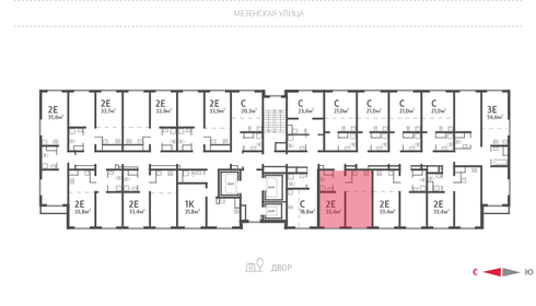 33,4 м², 1-комнатная квартира 3 533 452 ₽ - изображение 62