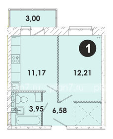 37,8 м², 1-комнатная квартира 4 610 465 ₽ - изображение 20