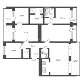 Квартира 150,6 м², 3-комнатная - изображение 1