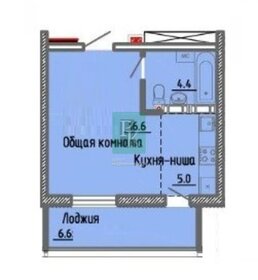 Квартира 32 м², 1-комнатная - изображение 1