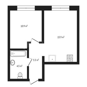 Квартира 38,9 м², 1-комнатная - изображение 1