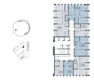 70,6 м², 2-комнатная квартира 11 360 000 ₽ - изображение 44