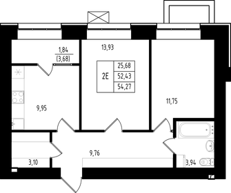 55,9 м², 2-комнатная квартира 8 670 000 ₽ - изображение 28