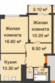 52 м², 2-комнатная квартира 5 200 000 ₽ - изображение 45