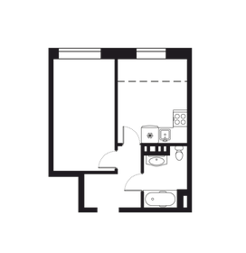 34,4 м², квартира-студия 6 100 000 ₽ - изображение 63