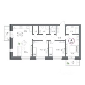 Квартира 100 м², 4-комнатная - изображение 1