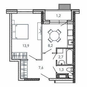 40 м², 1-комнатная квартира 6 600 000 ₽ - изображение 29