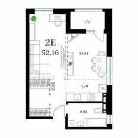 52 м², 1-комнатная квартира 10 660 000 ₽ - изображение 28