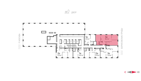 107,1 м², 4-комнатная квартира 40 340 288 ₽ - изображение 16