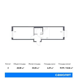 48,3 м², 1-комнатная квартира 8 750 275 ₽ - изображение 64