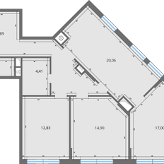 Квартира 88,8 м², 4-комнатная - изображение 3