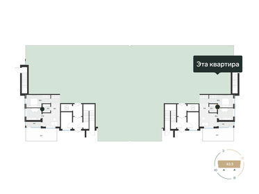 49,7 м², 2-комнатная квартира 6 480 000 ₽ - изображение 56